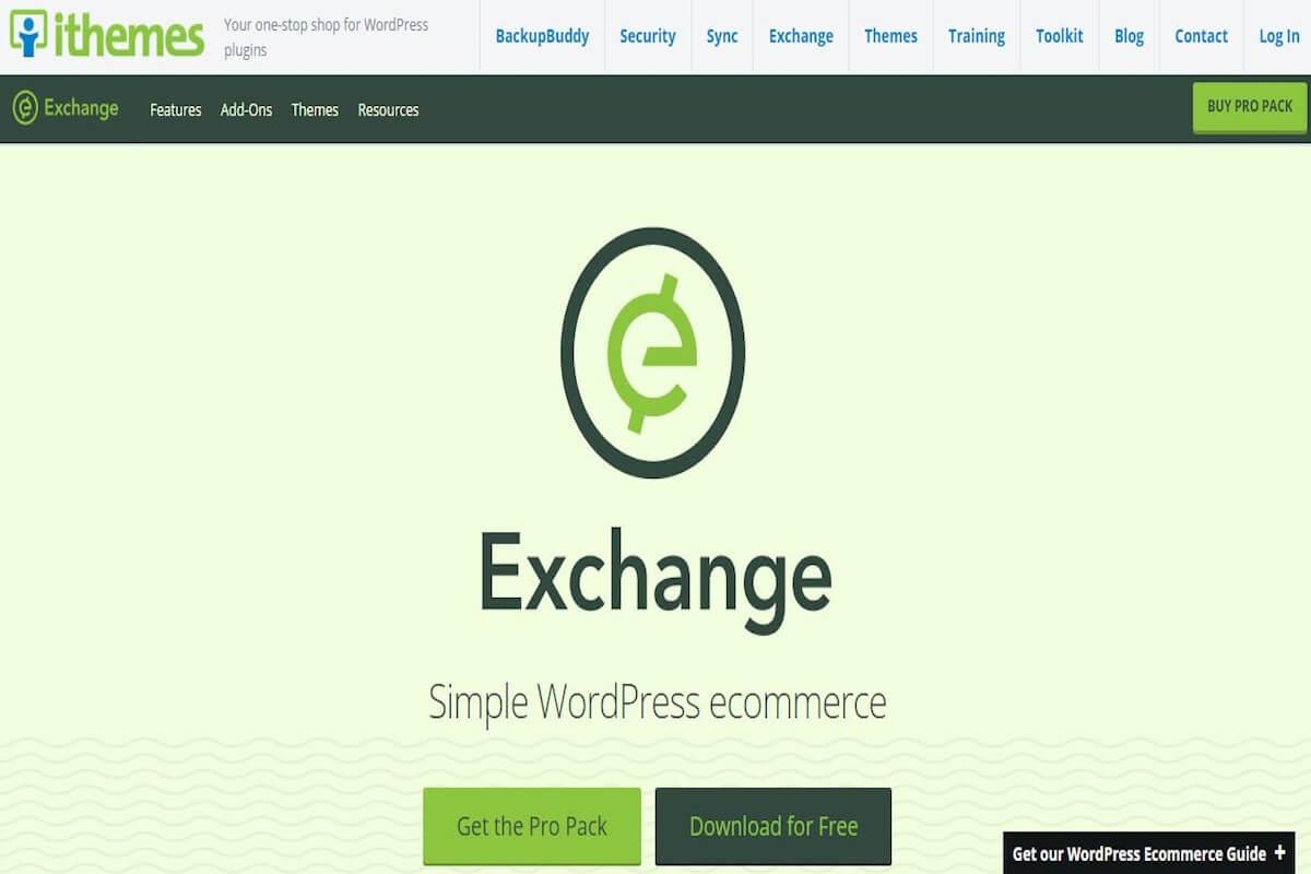 migliori plugin ecommerce wordpress - exchange wp