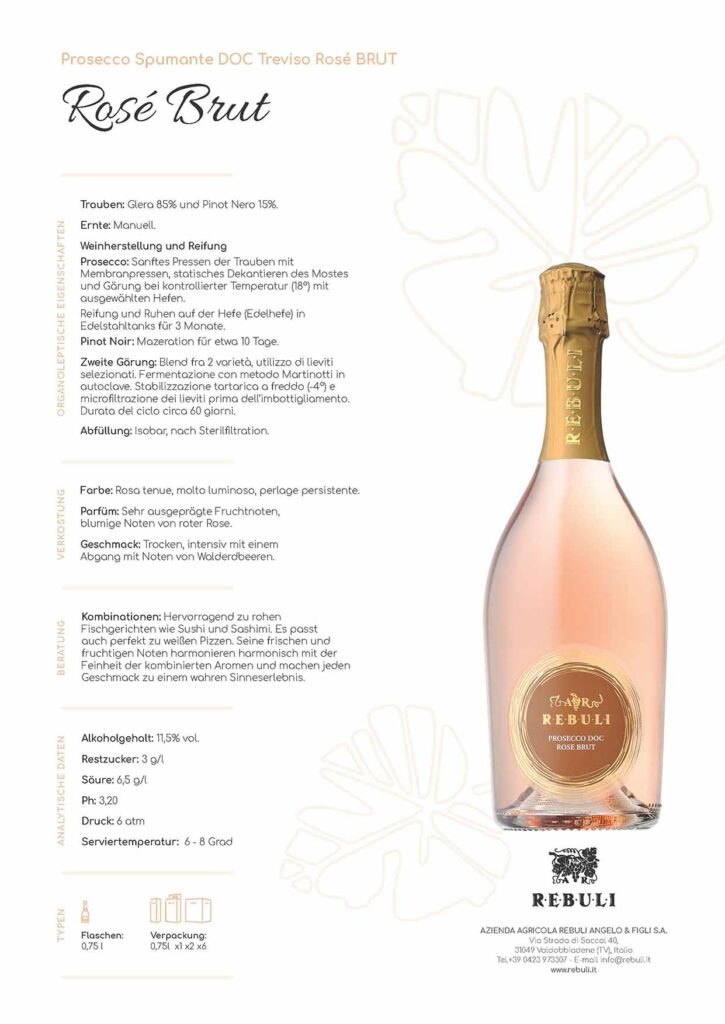 Scheda tecnica Rosé Brut