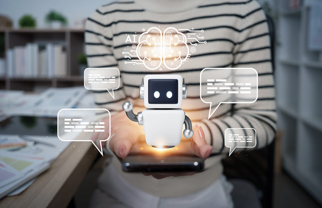 woman-holding-smartphone-with-glowing-3d-ai-robot-2026-10-08-16-28-51-utc